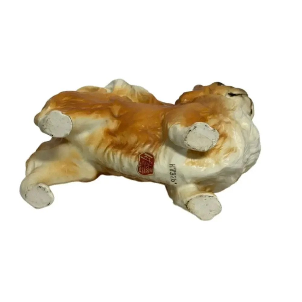 Lefton Vintage Large Standing Pekingese Dog Figurine K7326 Japan 5.5